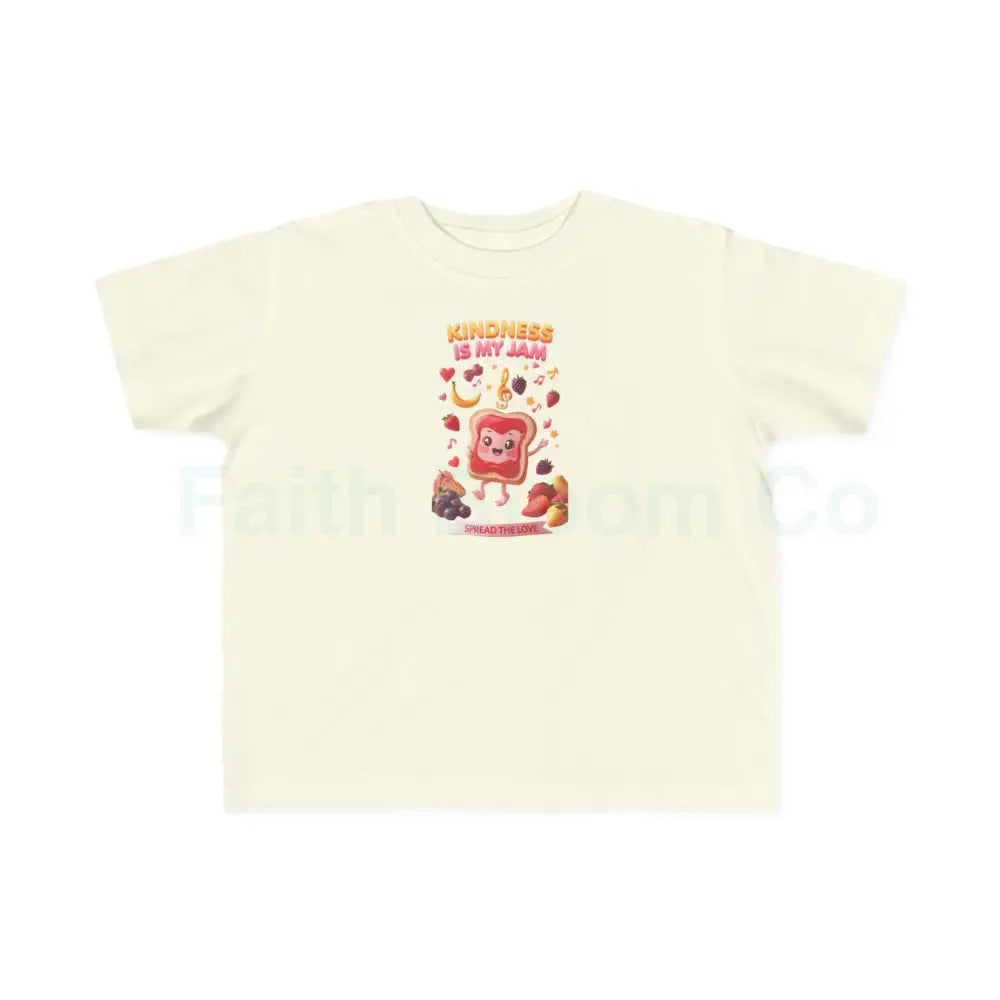 Toddler’s Kindness Tee Cute Kids Shirt Fun Cartoon Shirt Toddler Gift Playful Parenting Apparel 2T / Natural Kids