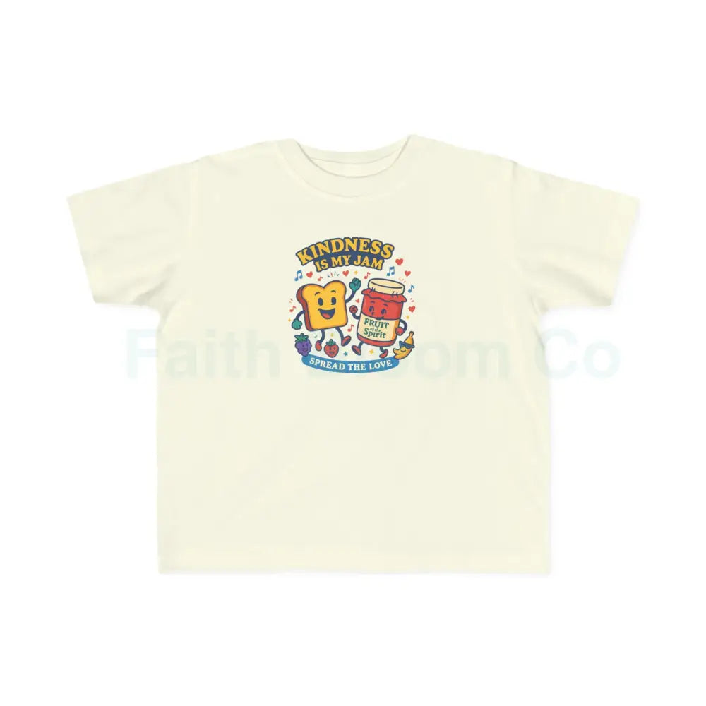 Toddler’s Kindness Tee Cute Kids Shirt Fun Cartoon Shirt Toddler Gift Playful Parenting Apparel 2T / Natural Kids