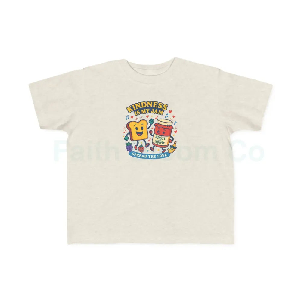 Toddler’s Kindness Tee Cute Kids Shirt Fun Cartoon Shirt Toddler Gift Playful Parenting Apparel 2T / Natural Heather
