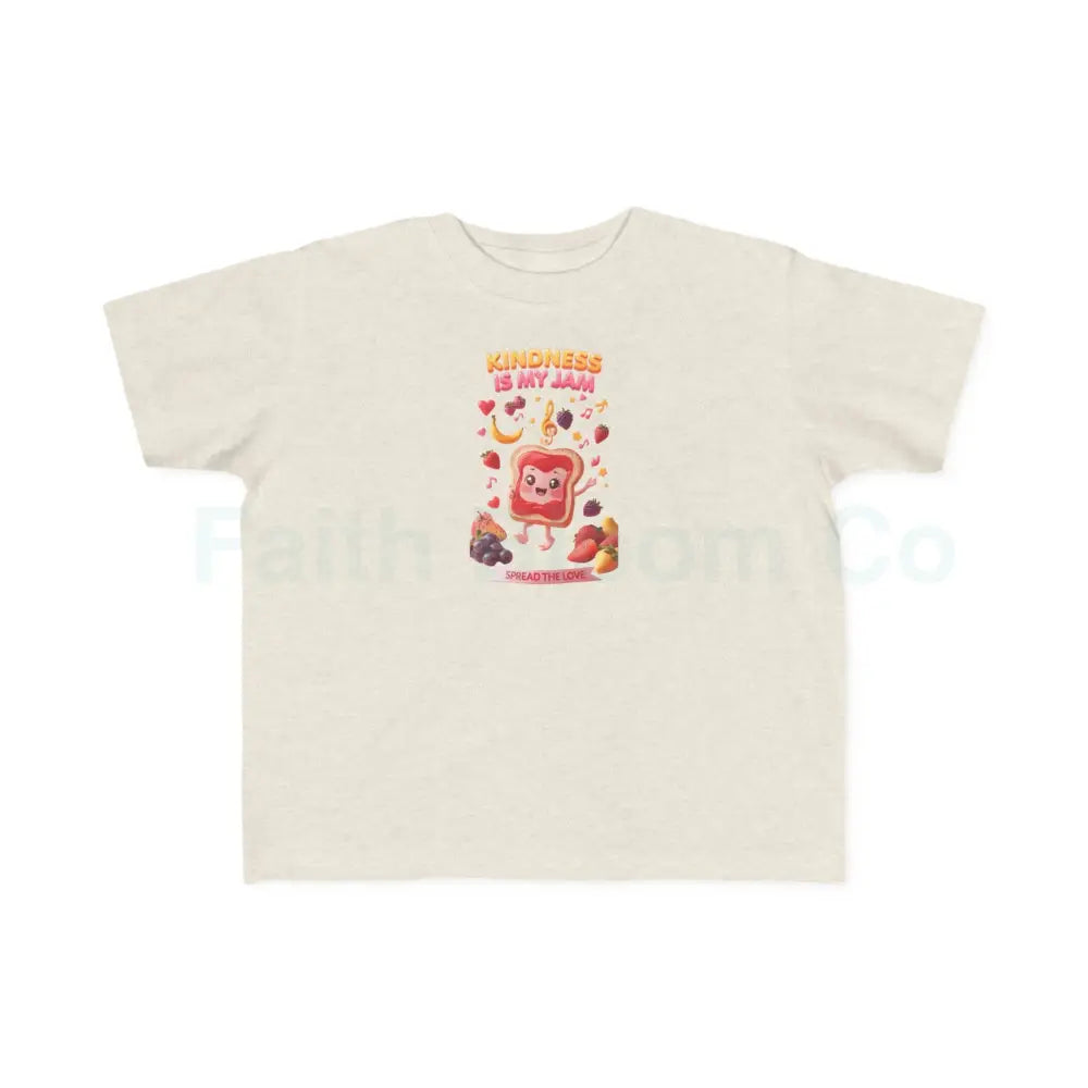 Toddler’s Kindness Tee Cute Kids Shirt Fun Cartoon Shirt Toddler Gift Playful Parenting Apparel 2T / Natural Heather