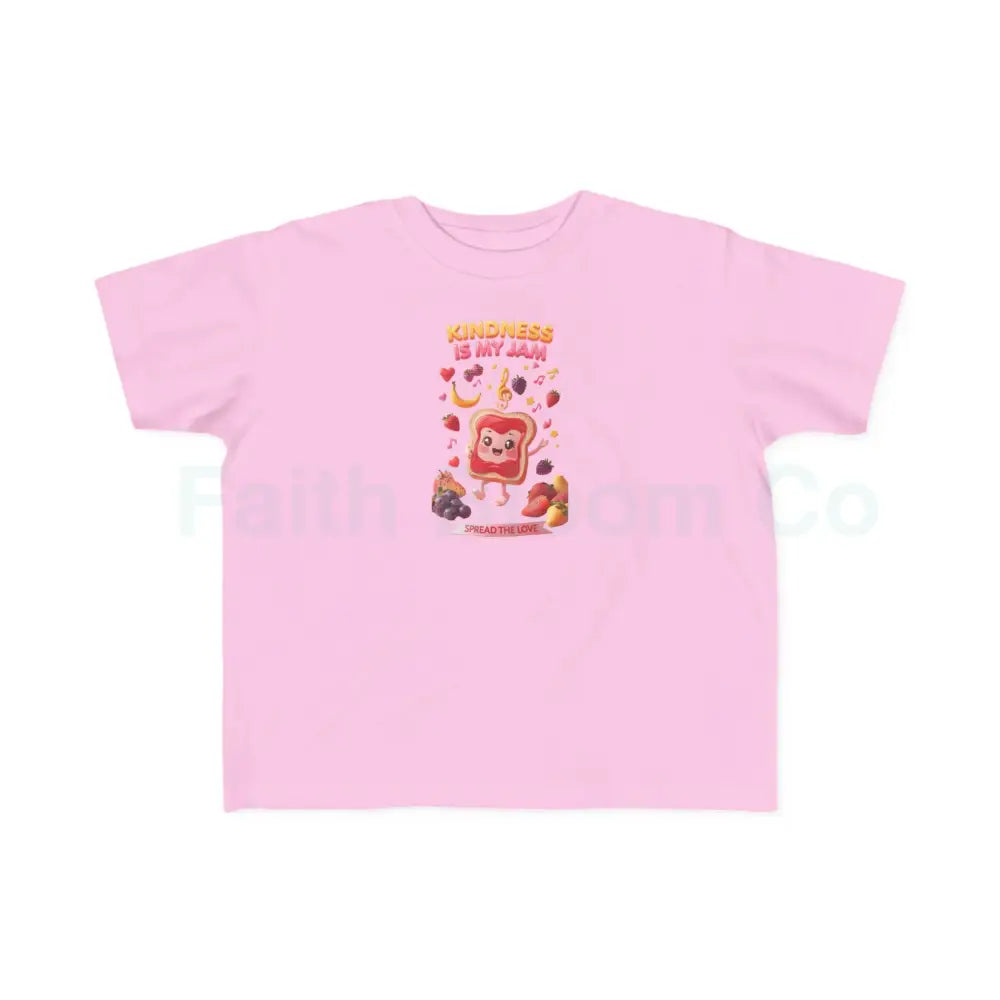 Toddler’s Kindness Tee Cute Kids Shirt Fun Cartoon Shirt Toddler Gift Playful Parenting Apparel 2T / Pink Kids clothes