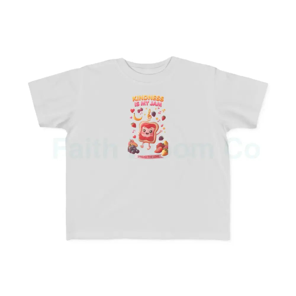 Toddler’s Kindness Tee Cute Kids Shirt Fun Cartoon Shirt Toddler Gift Playful Parenting Apparel 2T / Silver Kids clothes