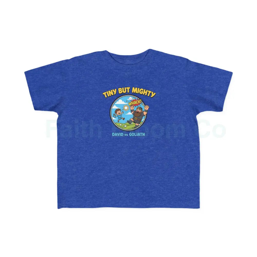 Toddler’s Tiny But Mighty Tee Kids’ Motivational T-Shirt Playful Youth Shirt Cute Toddler Apparel Fun Kids Gift