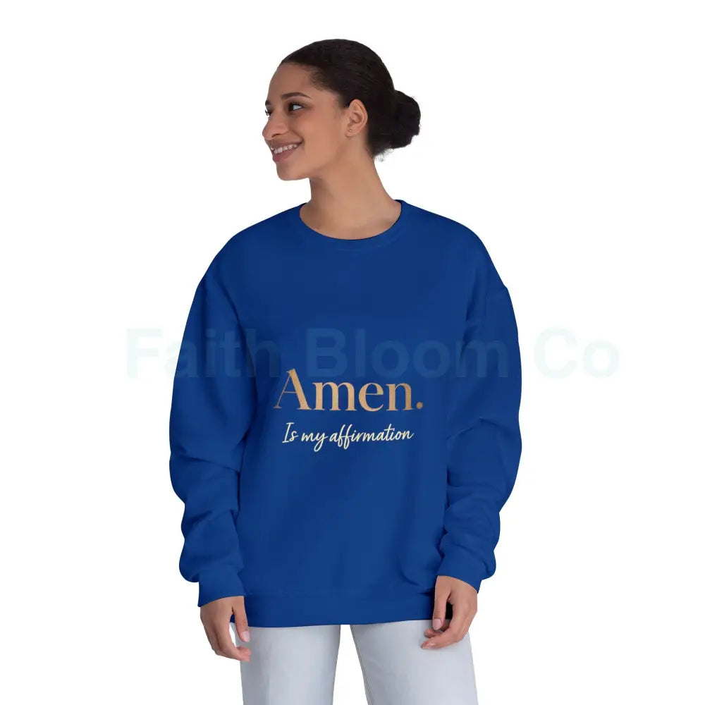 Unisex Affirmation Sweatshirt | Cozy Crewneck Inspirational Gift Motivational Apparel Spiritual Wear Casual Everyday