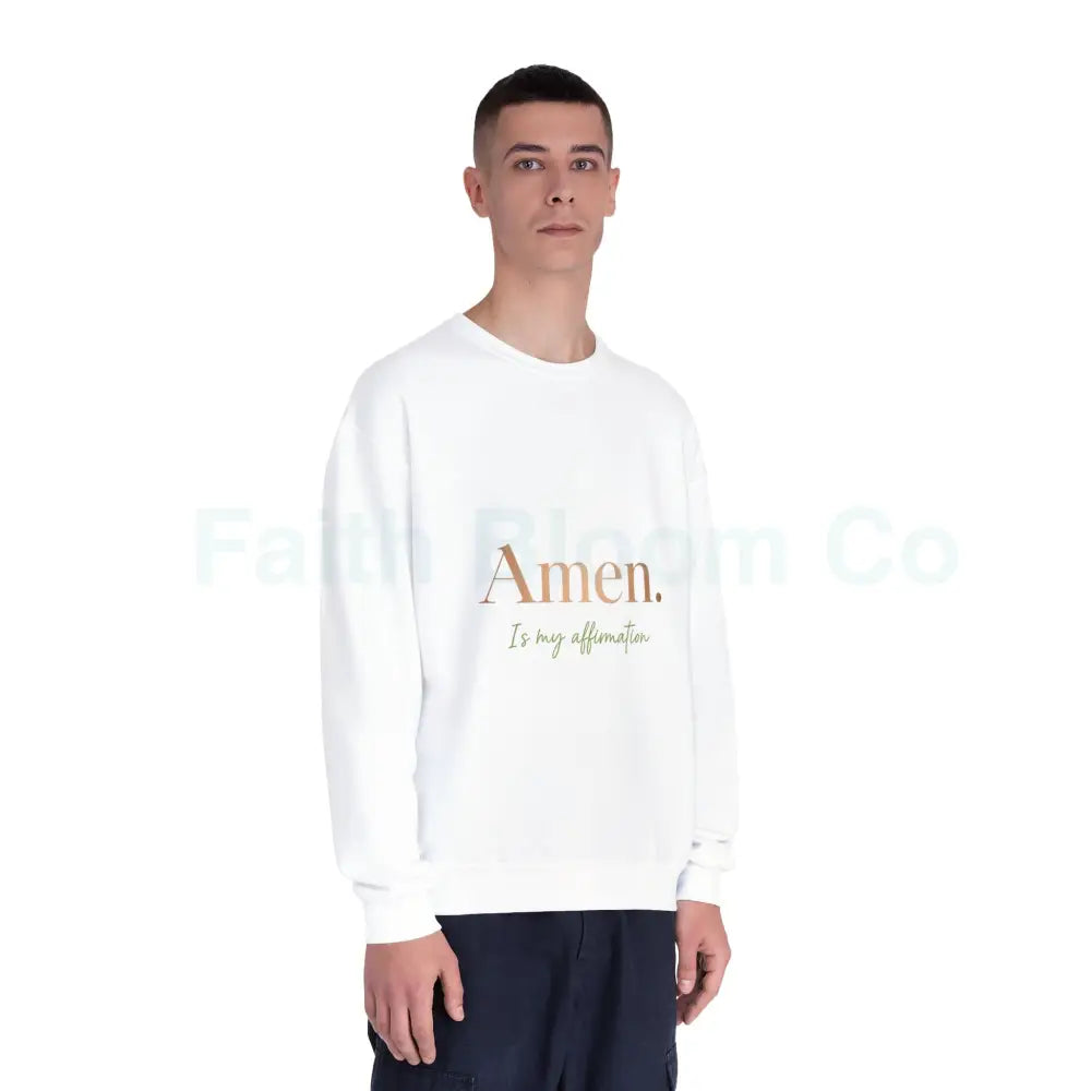 Unisex Affirmation Sweatshirt | Cozy Crewneck Inspirational Gift Motivational Apparel Spiritual Wear Casual Everyday