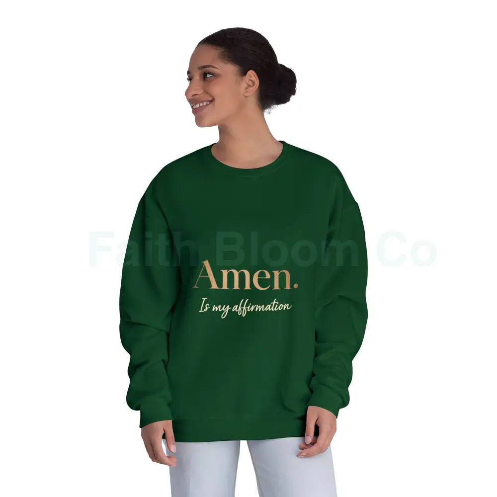 Unisex Affirmation Sweatshirt | Cozy Crewneck Inspirational Gift Motivational Apparel Spiritual Wear Casual Everyday