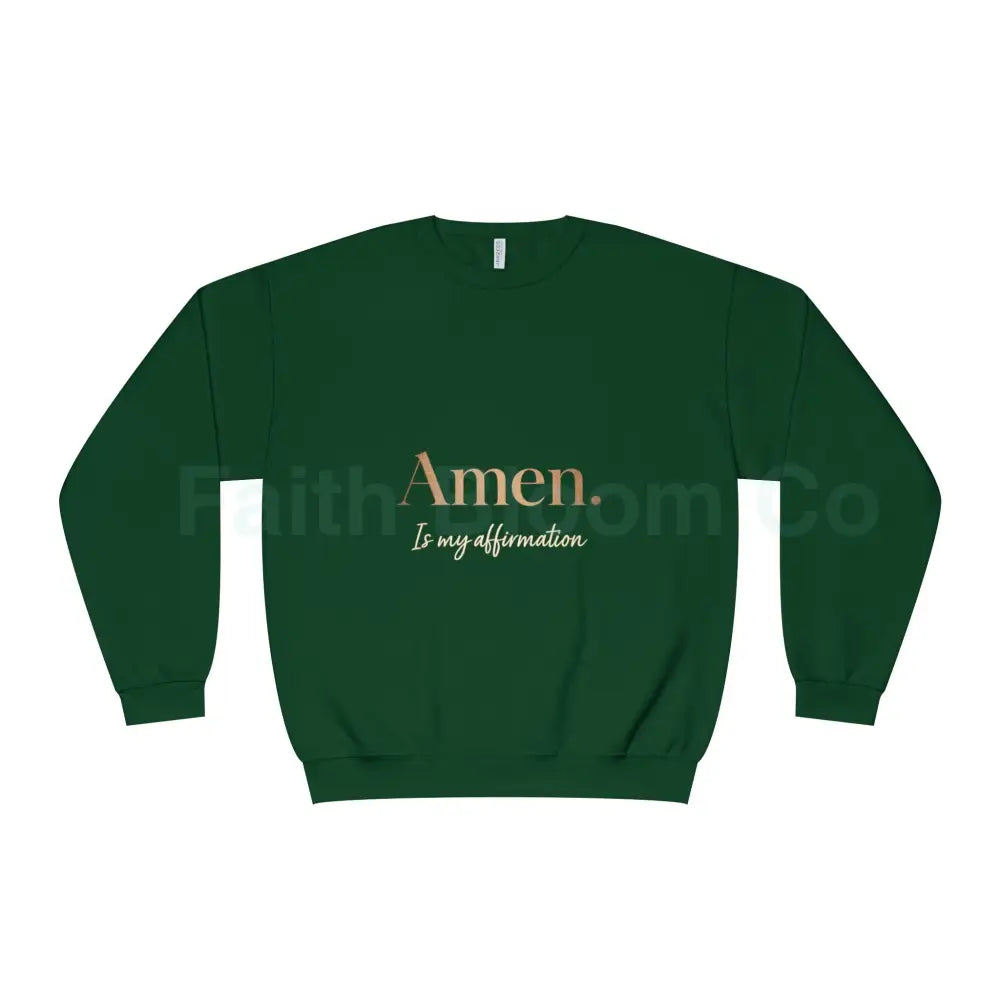 Unisex Affirmation Sweatshirt | Cozy Crewneck Inspirational Gift Motivational Apparel Spiritual Wear Casual Everyday