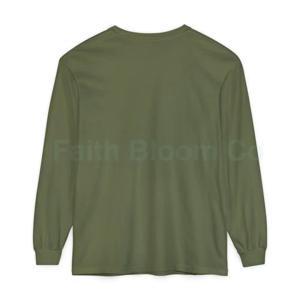 Unisex Garment-dyed Long Sleeve T-Shirt Long-sleeve