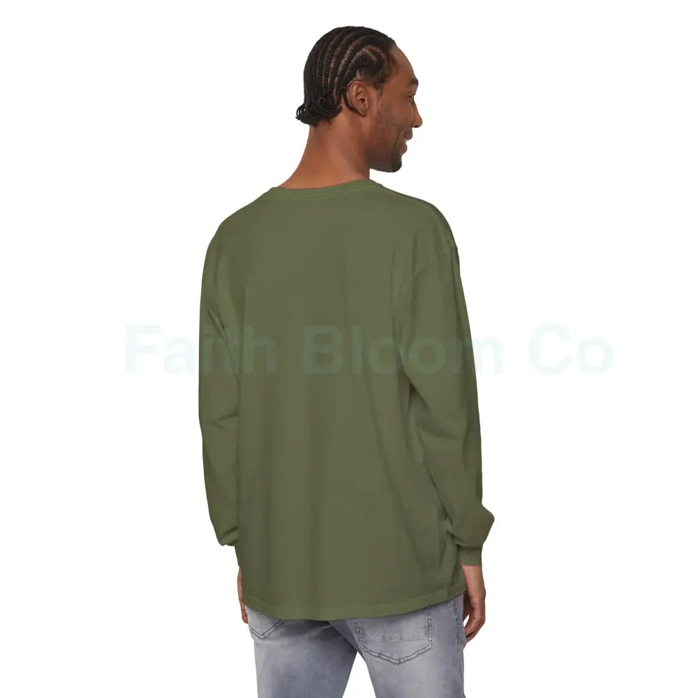 Unisex Garment-dyed Long Sleeve T-Shirt Long-sleeve