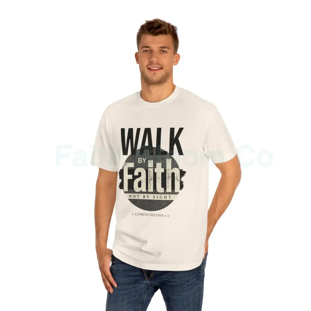 Walk By Faith Not By Sight Tee — Christian Streetwear Graphic T-Shirt T-Shirt