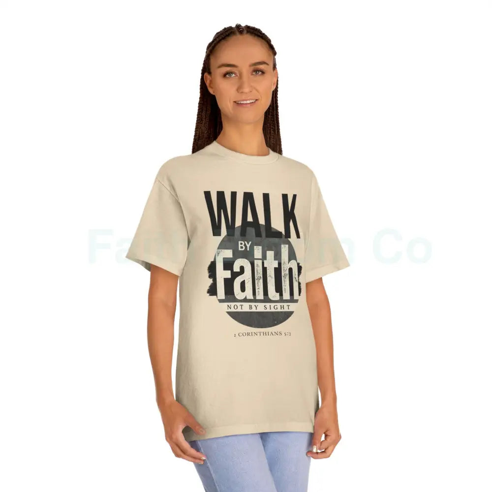 Walk By Faith Not By Sight Tee — Christian Streetwear Graphic T-Shirt T-Shirt