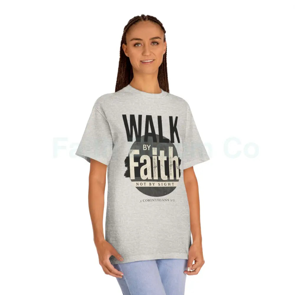 Walk By Faith Not By Sight Tee — Christian Streetwear Graphic T-Shirt T-Shirt