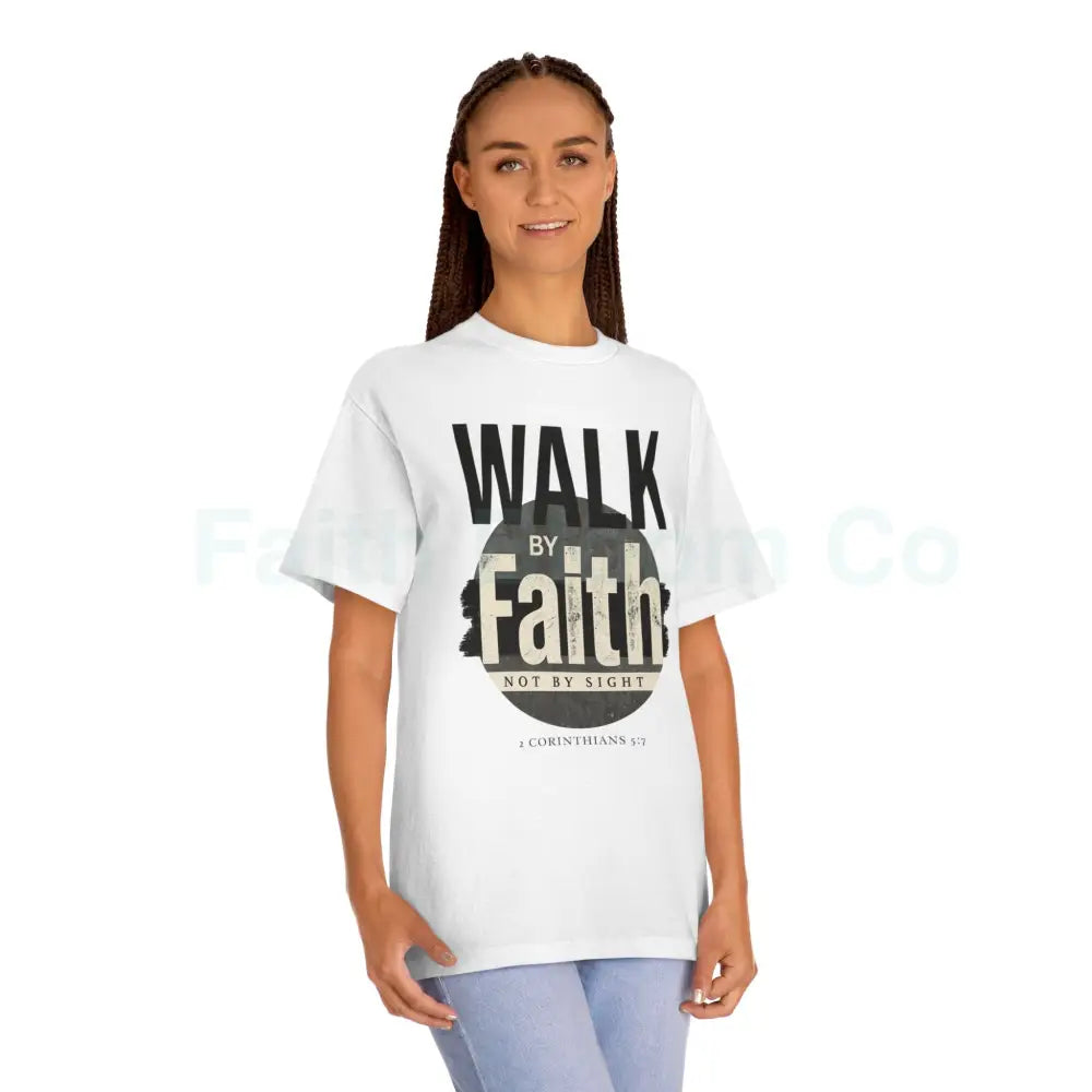 Walk By Faith Not By Sight Tee — Christian Streetwear Graphic T-Shirt T-Shirt