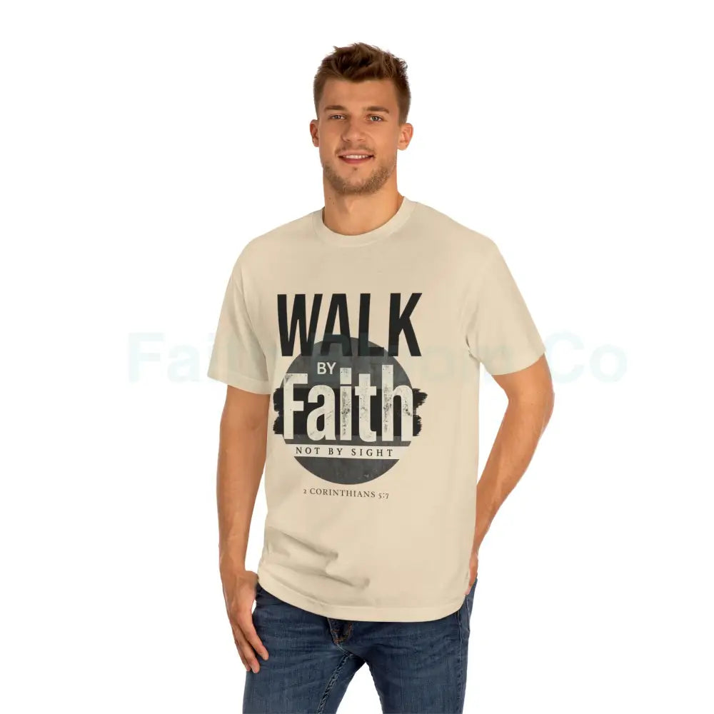 Walk By Faith Not By Sight Tee — Christian Streetwear Graphic T-Shirt T-Shirt