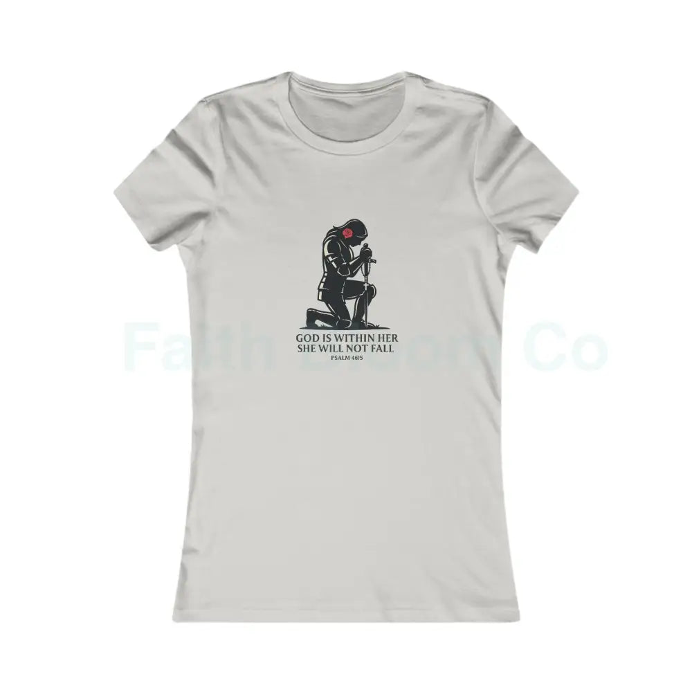 Warrior’s Prayer T-Shirt Silver / S T-Shirt
